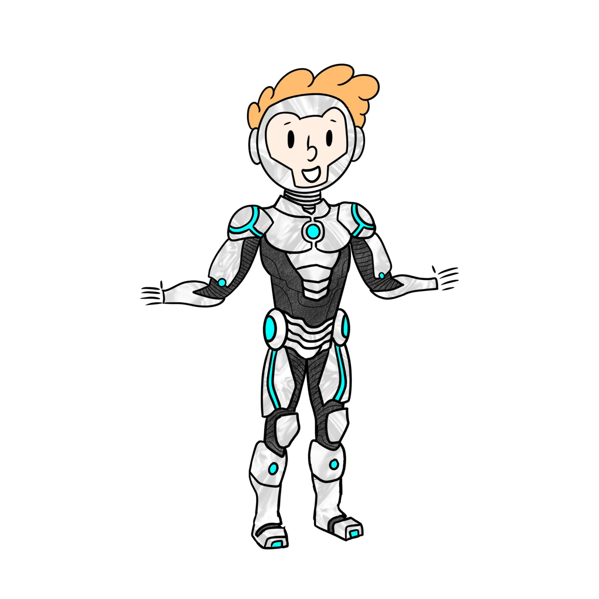 Tony in the Superior Iron Man suit